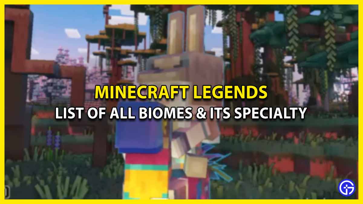 All Minecraft Legends Biomes - Resources & More