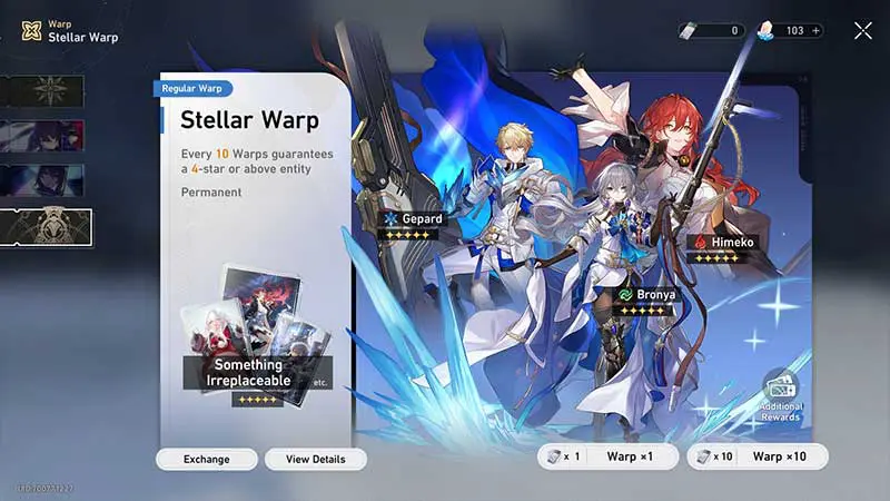 Honkai Star Rail Warp Banners