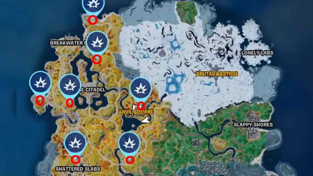 How To Find All Titan Target In Fortnite (Locations)   Gamer Tweak