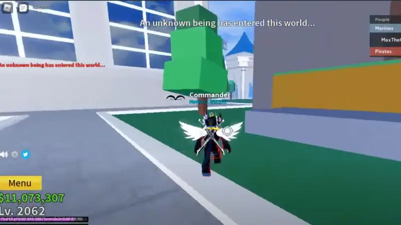 Blox Fruits: "Unknown Being Being Has Entered World" 