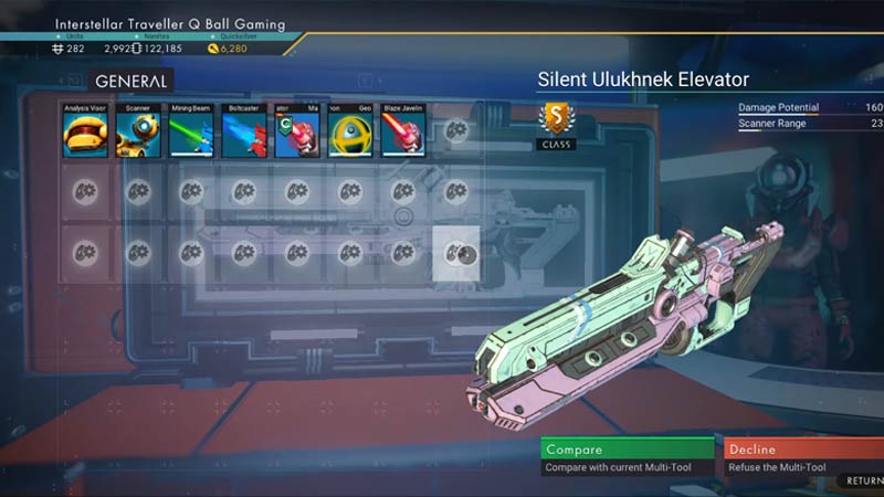 Where to Get S-Class Multi-Tool in No Man's Sky