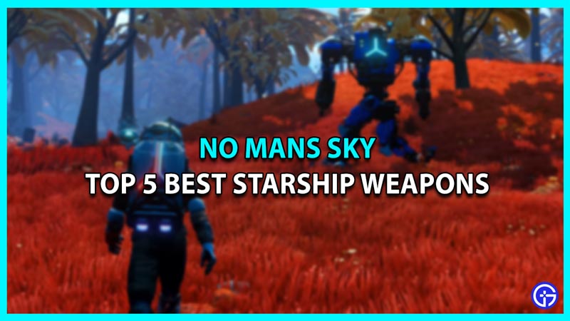 best ship weapons nms