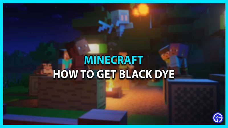 black dye minecraft