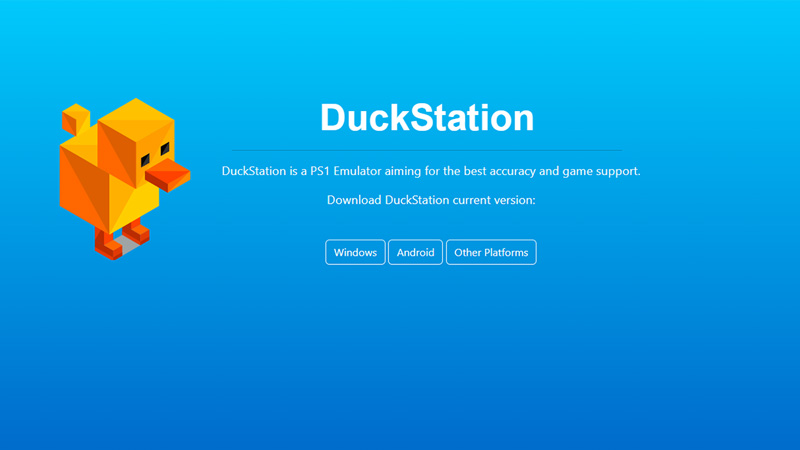duckstation ps1 emulator