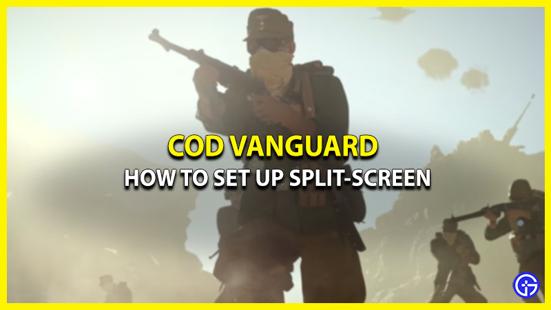 enable split screen call of duty vanguard