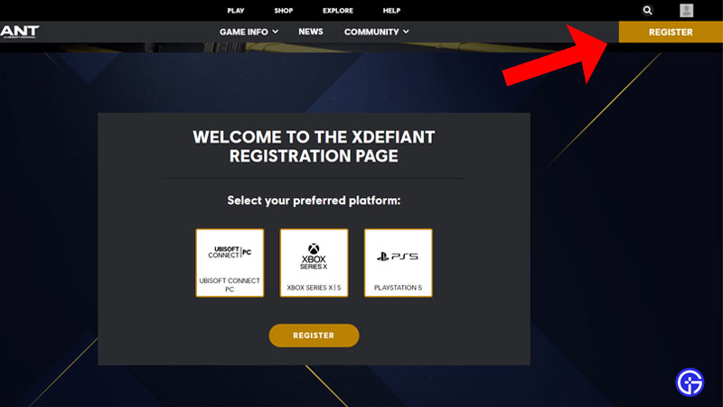 Register at official XDefiant webpage to get beta codes