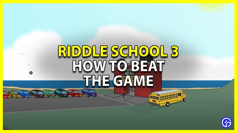riddle school 3 full walkthrough