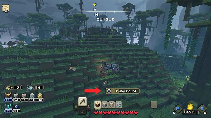how to find mounts in minecraft legends 