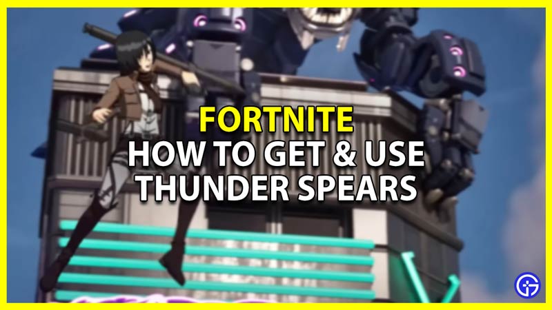 fortnite where to find thunder spears