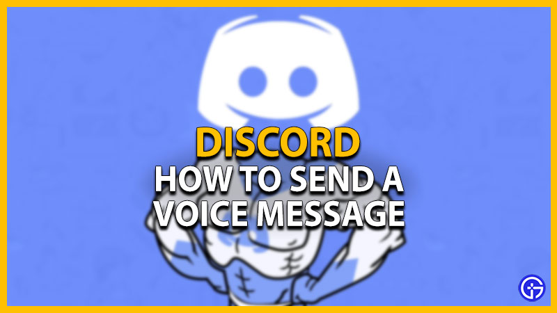 send voice message on discord