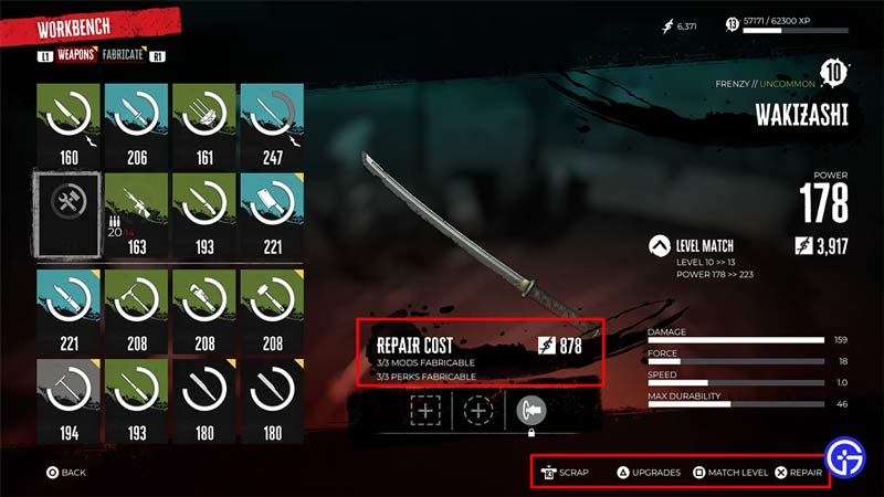 how to use workbench in dead island 2