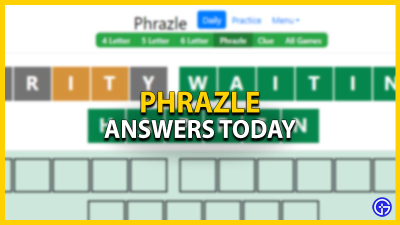 phrazle answer today