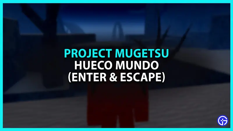 How to go to Hueco Mundo and leave it in Project Mundo