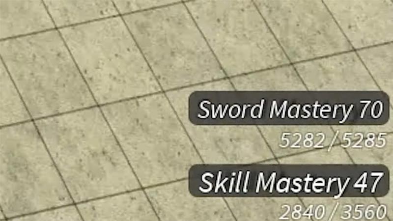 how to get skill mastery in project mugetsu