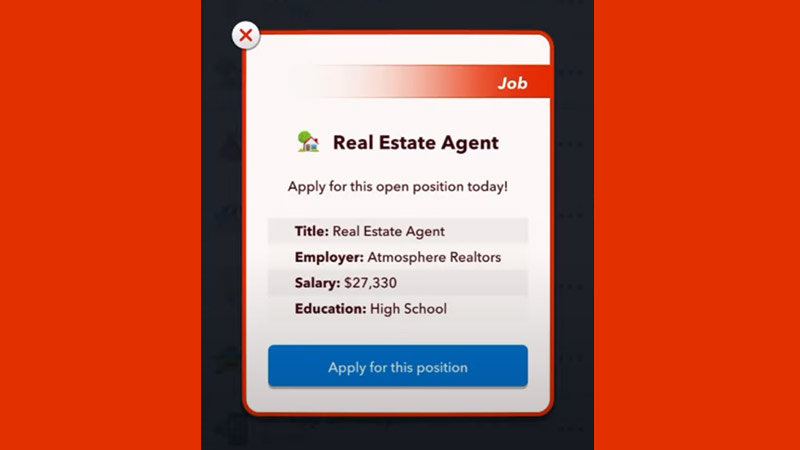 Real Estate Agent Job