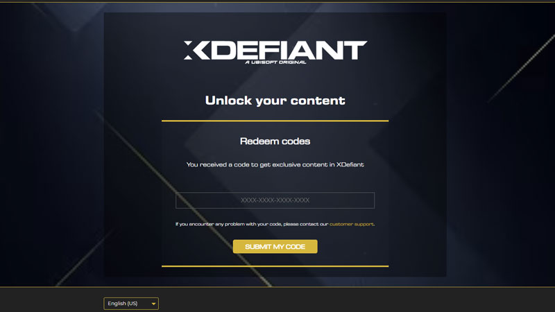 Redeem Xdefiant beta codes at this Ubisoft Site