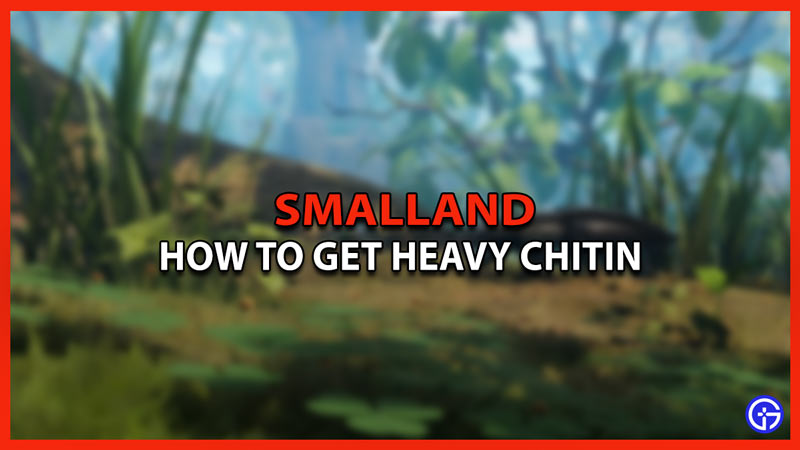 smalland how to get heavy chitin