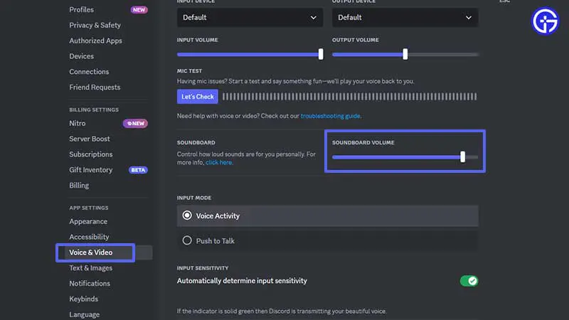 how to mute soundboard discord 