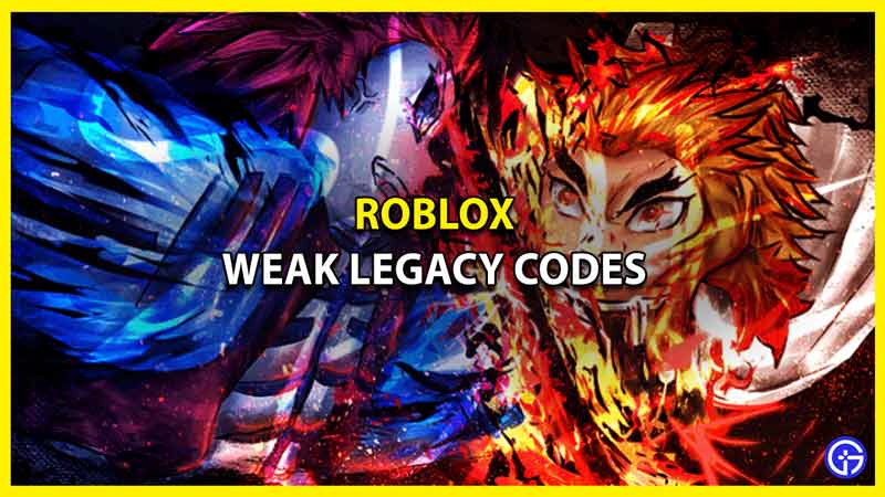 All Active Roblox Weak Legacy Codes
