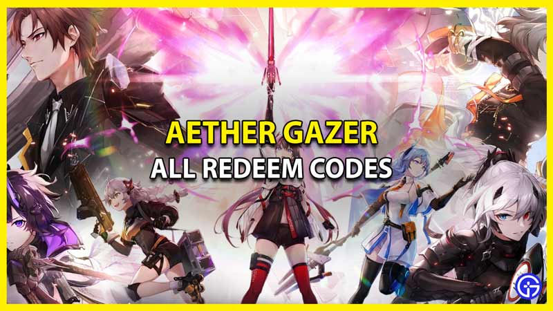 All Aether Gazer Redeem Codes