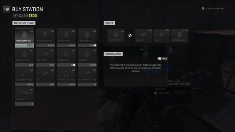 All Barter Recipes In COD DMZ Mode (Buy Station) - Gamer Tweak