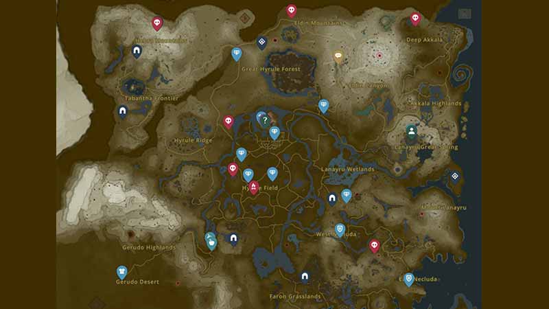 Amber Farm Locations Zelda TotK