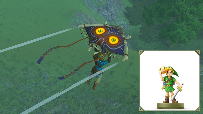 Change Paraglider Design skin in Zelda Tears of the Kingdom
