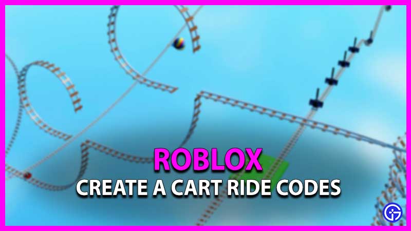 Cart Ride Race codes – are there any?