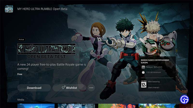 My Hero Academia: Ultra Rumble beta – How to sign up and play early -  Dexerto