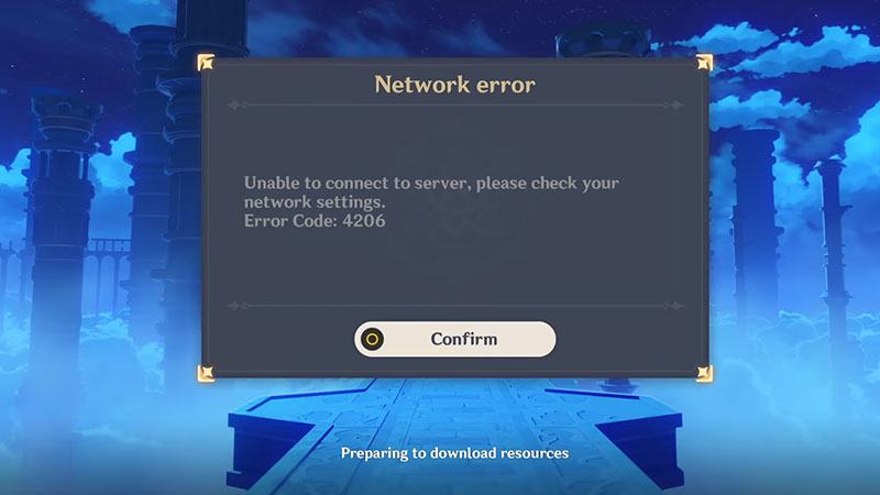 failed to connect to server error fix