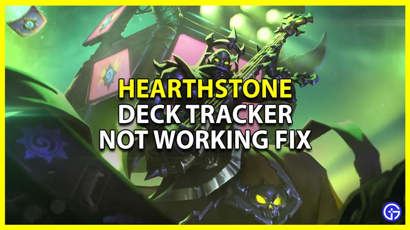 Hearthstone Deck Tracker Not Working Fix