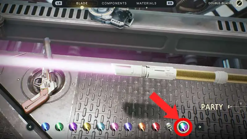 Party Lightsaber In Star Wars Jedi Survivor: How To Get The Rainbow