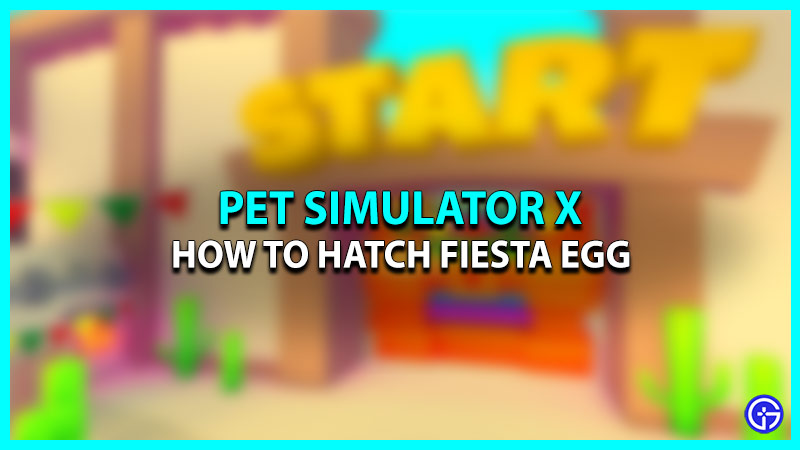How To Hatch Fiesta Egg In Pet Simulator X