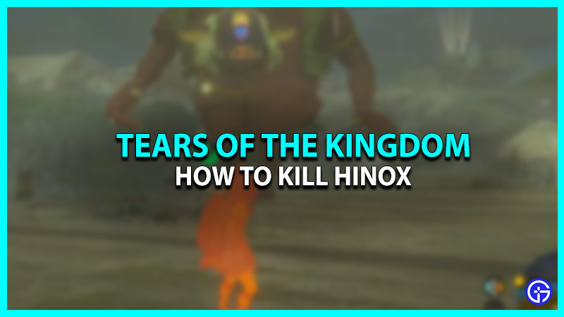 How To Kill Hinox In Zelda Tears Of The Kingdom