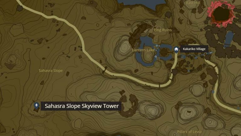 How To Get To The Kakariko Village In Zelda TOTK Map Coordinates 768x432 