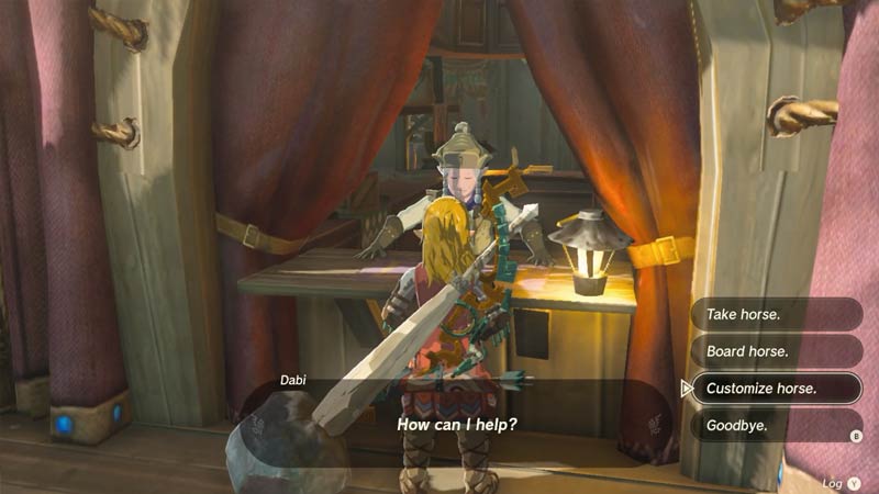 How To Equip Towing Harness On Horse In Zelda Tears Of The Kingdom