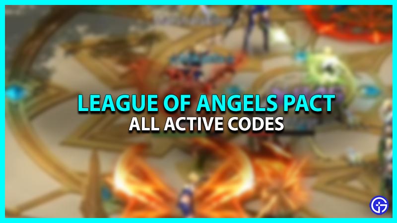League Of Angels Pact Codes