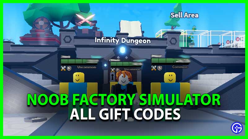 Noob Factory Simulator Gift Codes