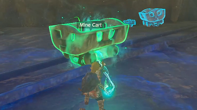 Ride Mine carts in Zelda Tears of the Kingdom