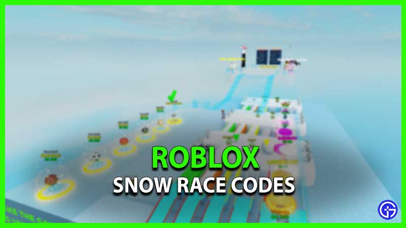 Roblox Snow Race Codes