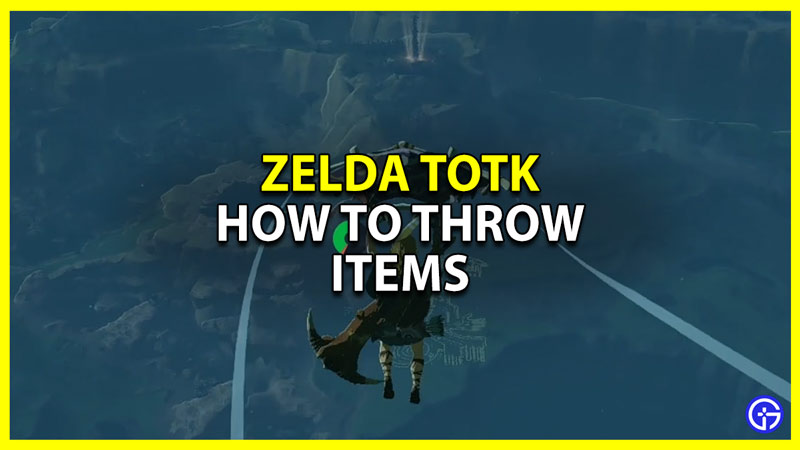 Zelda Tears of the Kingdom Throw Items