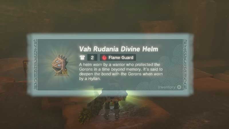 Vah Rudania Divine Helm TotK