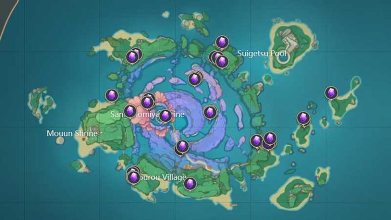 Genshin Impact Amethyst Lump Location Guide