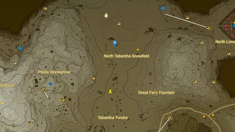 Zelda's Golden Horse location in Tears of the Kingdom