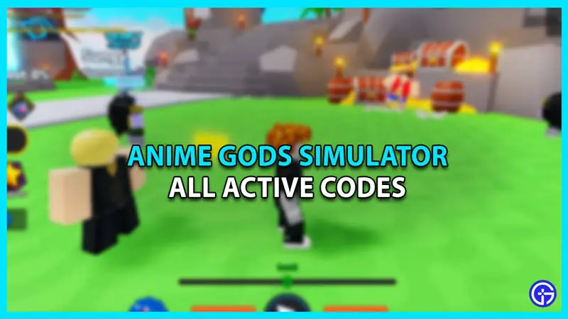 anime gods simulator codes