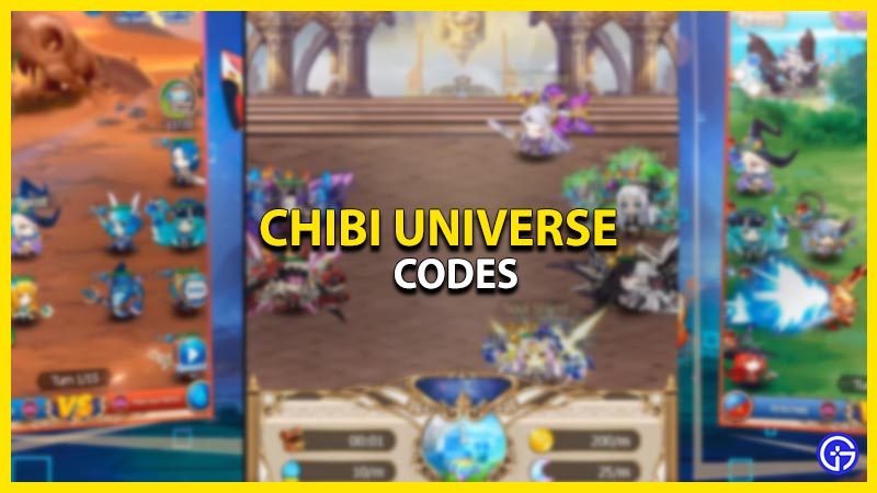 chibi universe working codes