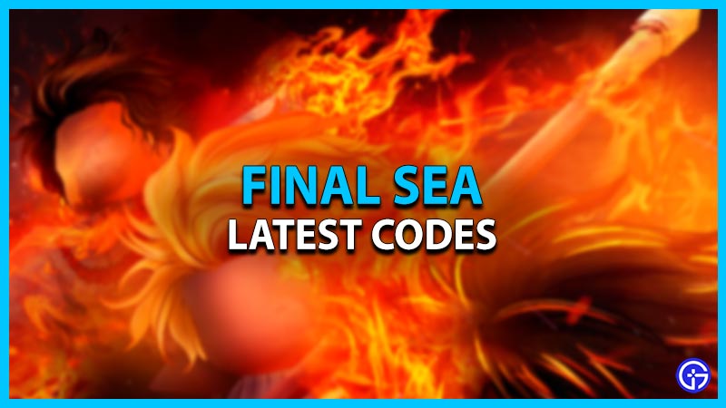 final sea codes
