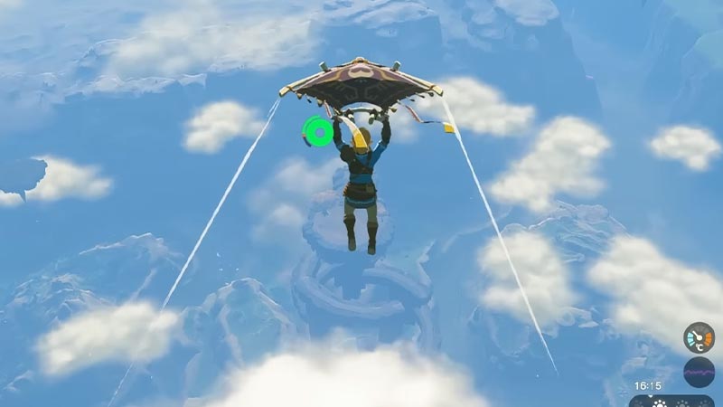 Glide Shirt location on Courage Island in Zelda ToTK
