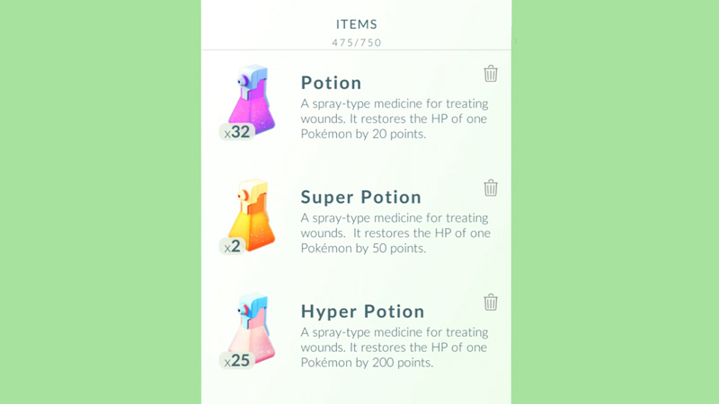 how to farm more potions in pokemon go 