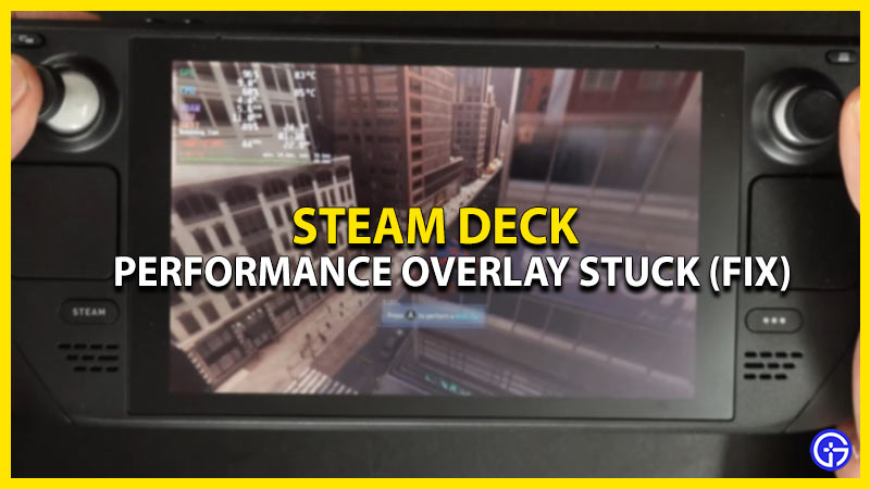 How to enable the performance overlay on the Steam Deck